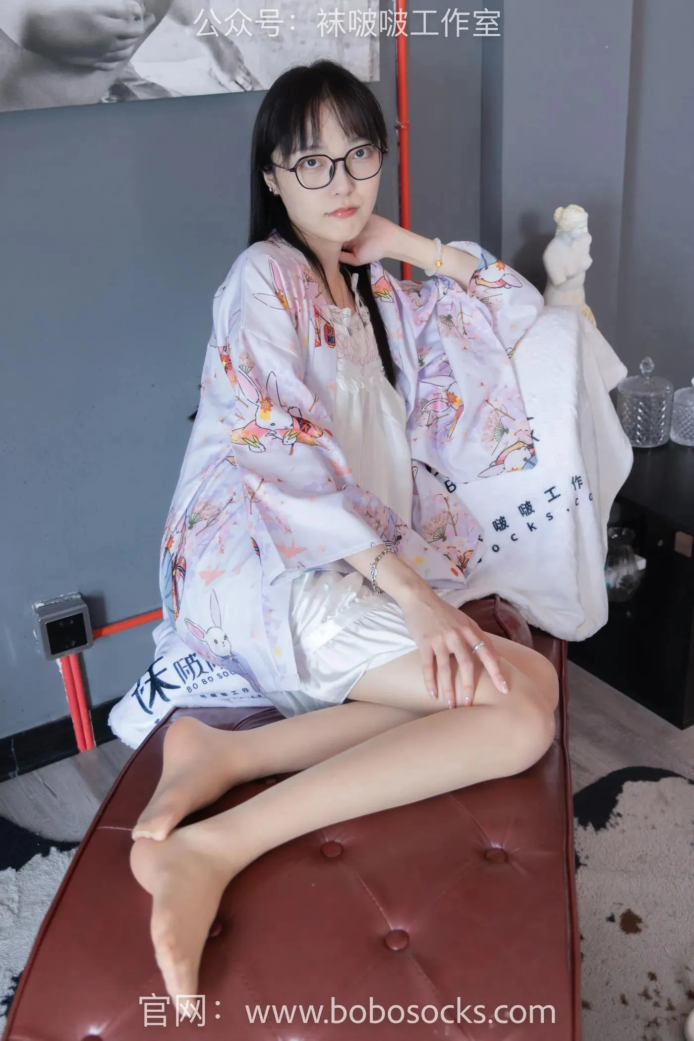 [BoBoSocks袜啵啵]NO.112 稚予-人字拖、肉丝 [140P]插图4